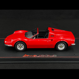 Ferrari Dino 246 GTS Genfer Autosalon 1972 Rosso Corsa 1/18 BBR Models P18258