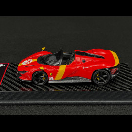 Ferrari Daytona SP3 Serie Icona n° 51 Tribute 24h Le Mans 2022 Rosso Corsa / Jaune Giallo 1/43 BBR Models BBRC267LM51