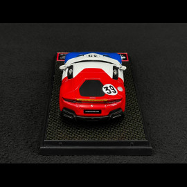 Ferrari 12Cilindri Coupe n° 39 Tribute 24h Le Mans 1972 Blue / White / Red 1/43 BBR Models BBRC299LM