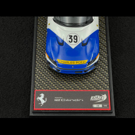 Ferrari 12Cilindri Coupe n° 39 Tribute 24h Le Mans 1972 Blue / White / Red 1/43 BBR Models BBRC299LM