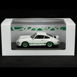 Porsche 911 Carrera RS 2.7 1972 Weiß / Grüne Streifen 1/43 Spark MAP02030125