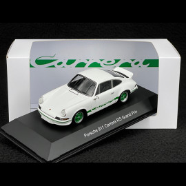 Porsche 911 Carrera RS 2.7 1972 White / Green Stripes 1/43 Spark MAP02030125