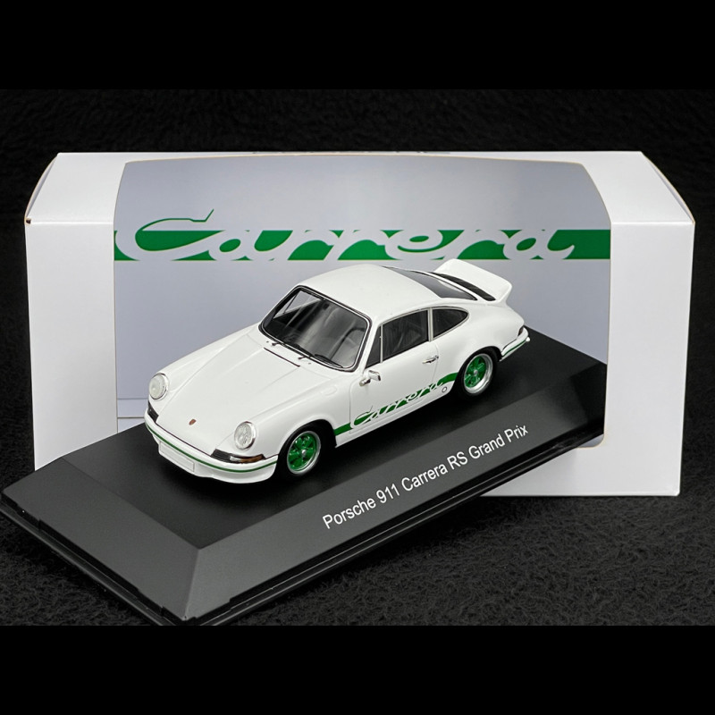 Porsche 911 Carrera RS 2.7 1972 Weiß / Grüne Streifen 1/43 Spark MAP02030125