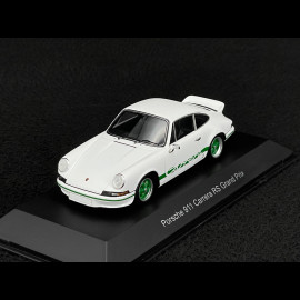 Porsche 911 Carrera RS 2.7 1972 Weiß / Grüne Streifen 1/43 Spark MAP02030125