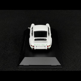 Porsche 911 Carrera RS 2.7 1972 White / Green Stripes 1/43 Spark MAP02030125