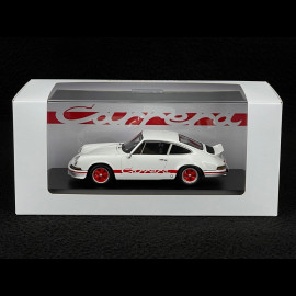 Porsche 911 Carrera RS 2.7 1972 Weiß / Rote Streifen 1/43 Spark MAP02030325
