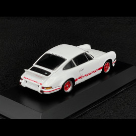 Porsche 911 Carrera RS 2.7 1972 Weiß / Rote Streifen 1/43 Spark MAP02030325