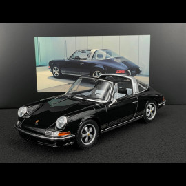 Porsche 911 S 2.4 Targa 1972 50th Anniversary Porsche Design Black 1/18 Spark WAP0215400TTRG