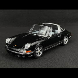 Porsche 911 S 2.4 Targa 1972 50. Jahrestag Porsche Design Schwarz 1/18 Spark WAP0215400TTRG