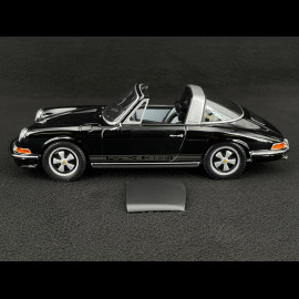 Porsche 911 S 2.4 Targa 1972 50. Jahrestag Porsche Design Schwarz 1/18 Spark WAP0215400TTRG