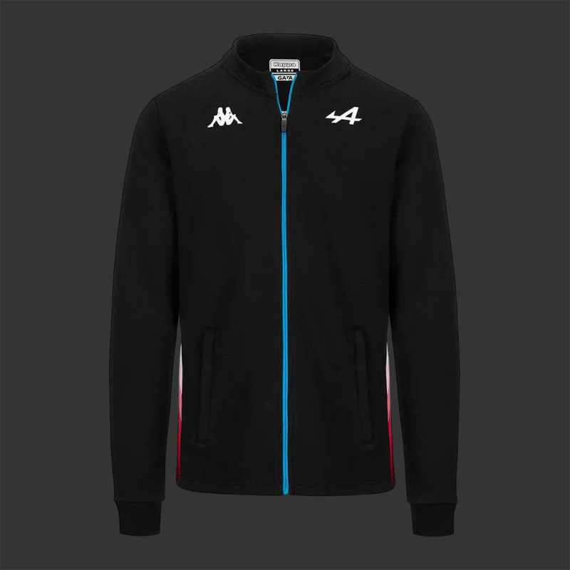 Alpine Jacke Endurance Team Schumacher Adrisend Baumwolle Schwarz / Blau / Rot Kappa 331V8BW_A00 - Herren