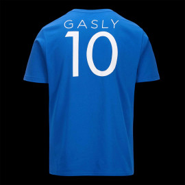Alpine T-Shirt F1 Team n° 10 Gasly Kappa Royal Blue 311J6BW-063 - Men