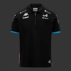 Günstige Alpine Poloshirt F1 Team Schwarz 321P6PW-A01 - Unisex