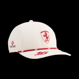 Ferrari Hat F1 Team n° 16 Charles Leclerc Monaco GP 2026 Puma Beige / Red  701239025-001 - unisex