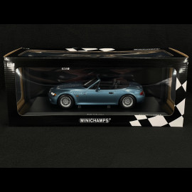 BMW Z3 Roadster 1997 Light Blue Metallic 1/18 Minichamps 155024130