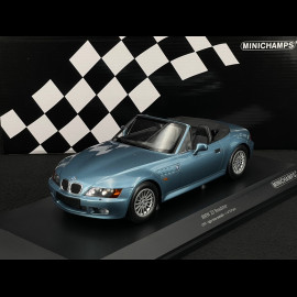 BMW Z3 Roadster 1997 Light Blue Metallic 1/18 Minichamps 155024130