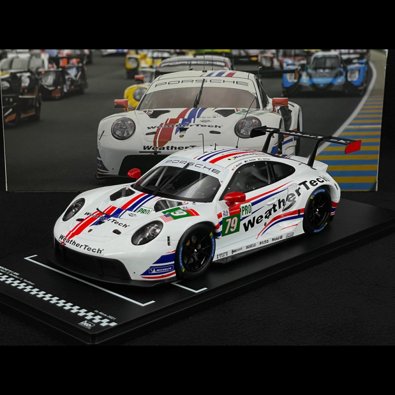 Porsche 911 Type 991 RSR-19 n° 79 24h Le Mans 2021 1/18 Ixo LEGT18-23017