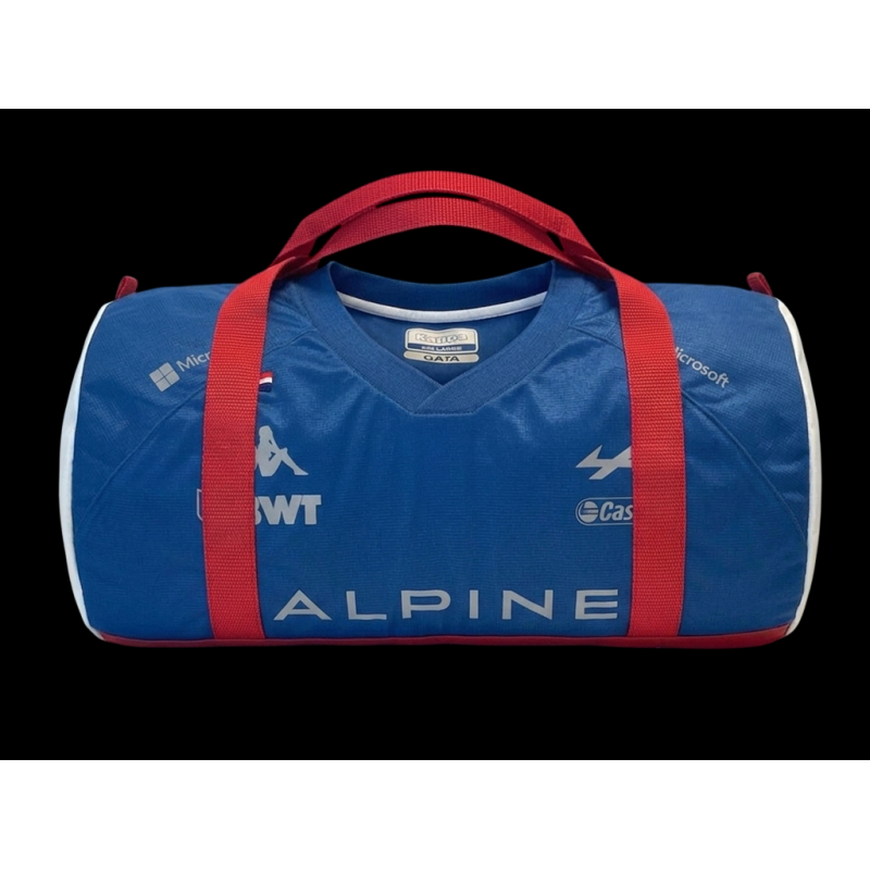 Alpine Upcycled Travel Bag F1 Team Made in France Blue / White / Red Kappa ALP0001