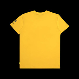 Ayrton Senna T-shirt F1 n° 12 Yellow ASLE01015-YLW - unisex