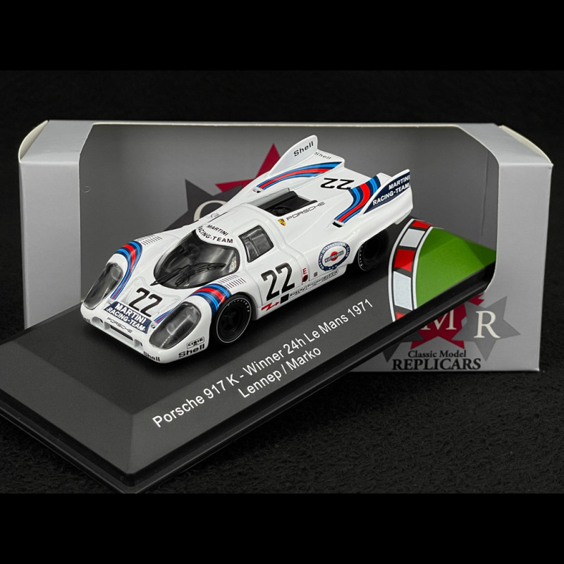 Porsche 917K n° 22 Winner 24h Le Mans 1971 Martini Racing 1/43 CMR CMR43002