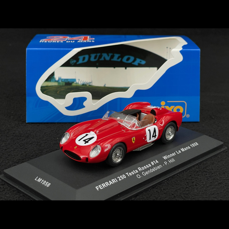 Ferrari 250 Testa Rossa n° 14 Sieger 24h Le Mans 1958 1/43 Ixo LM1958