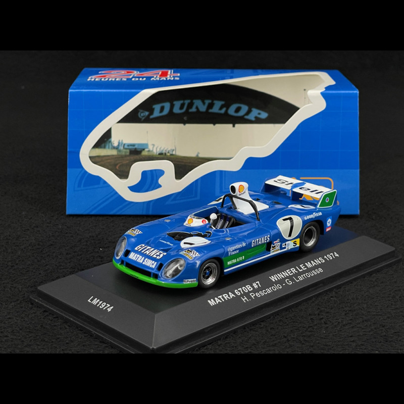 Matra MS670B n° 7 Winner 24h Le Mans 1974 1/43 Ixo LM1974