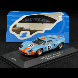 Ford GT40 n° 9 Gulf Winner 24h Le Mans 1968 1/43 Ixo LM1968