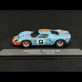 Ford GT40 n° 9 Gulf Winner 24h Le Mans 1968 1/43 Ixo LM1968