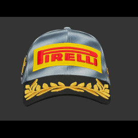 SELTEN : Pirelli Cap F1 Sieger Miami GP 2026 Bestickte Premium Grau 0115 - unisex