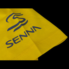 Ayrton Senna T-Shirt F1 n° 12 Gelb ASLE01015-YLW - unisex