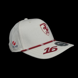 Ferrari Hat F1 Team n° 16 Charles Leclerc Monaco GP 2026 Puma Beige / Red  701239025-001 - unisex