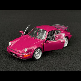 Porsche 964 Turbo 1990 fuchsia 1/24 Welly MAP02493616