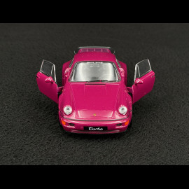 Porsche 964 Turbo 1990 fuchsia 1/24 Welly MAP02493616