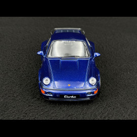 Porsche 964 Turbo 1990 metallic blue 1/24 Welly MAP02493716