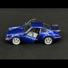 Porsche 964 Turbo 1990 metallic blue 1/24 Welly MAP02493716
