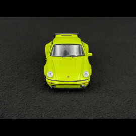 Porsche 911 Turbo 3.0 1975 Light Green Friction Toy 1/38 Welly MAP01025015