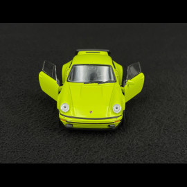 Porsche 911 Turbo 3.0 1975 Light Green Friction Toy 1/38 Welly MAP01025015