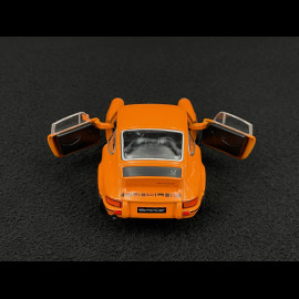 Porsche 911 Carrera RS 2.7 1973 Orange / Black Stripes Friction Toy 1/38 Welly MAP01025015