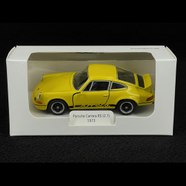 Porsche 911 Carrera RS 2.7 1973 Gelb / Schwarze Streifen Reibungsspielzeug 1/38 Welly MAP01025015