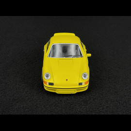 Porsche 911 Carrera RS 2.7 1973 Gelb / Schwarze Streifen Reibungsspielzeug 1/38 Welly MAP01025015