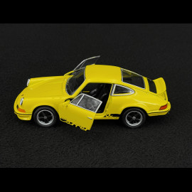 Porsche 911 Carrera RS 2.7 1973 Yellow / Black Stripes Friction Toy 1/38 Welly MAP01025015