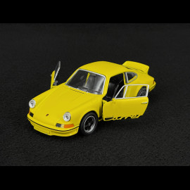 Porsche 911 Carrera RS 2.7 1973 Gelb / Schwarze Streifen Reibungsspielzeug 1/38 Welly MAP01025015