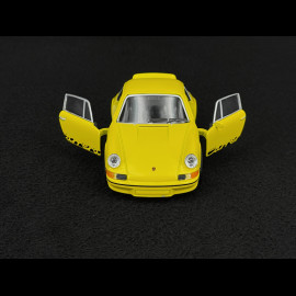 Porsche 911 Carrera RS 2.7 1973 Yellow / Black Stripes Friction Toy 1/38 Welly MAP01025015