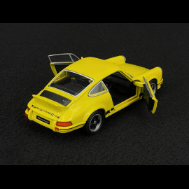 Porsche 911 Carrera RS 2.7 1973 Gelb / Schwarze Streifen Reibungsspielzeug 1/38 Welly MAP01025015