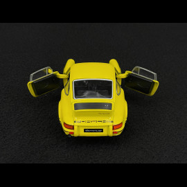 Porsche 911 Carrera RS 2.7 1973 Gelb / Schwarze Streifen Reibungsspielzeug 1/38 Welly MAP01025015