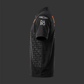 Genesis Polo Shirt Magma Racing 2026 Black / Orange Kappa 322M2XW - Unisex