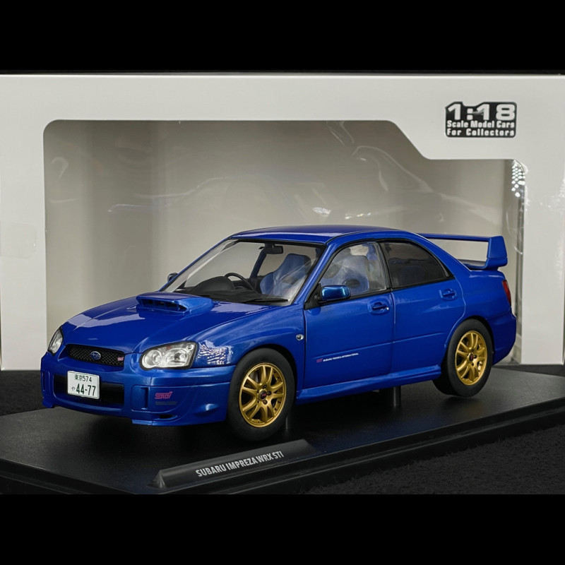 Subaru Impreza WRX STI 2003 Sonic Blue 1/18 Solido S1812301