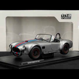 Shelby Cobra 427 Mk II 1965 Silver / Martini Stripes 1/18 Solido S1804913