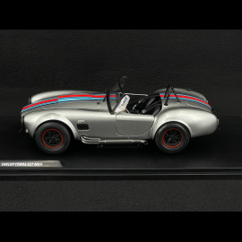 Shelby Cobra 427 Mk II 1965 Silber / Martini Streifen 1/18 Solido S1804913