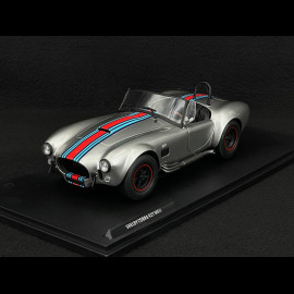 Shelby Cobra 427 Mk II 1965 Silver / Martini Stripes 1/18 Solido S1804913